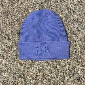 GAP Indigo Ribbed Beanie
